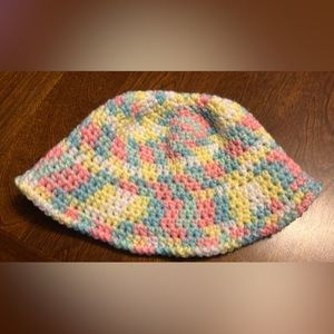 Hand crocheted bucket hat